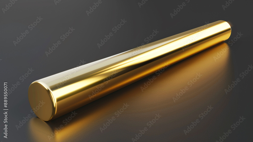 a polished gold steel round bars a polished gold steel round bars