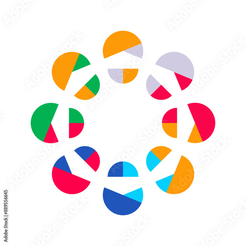 Color Wheels / Shaped Color Circles photo