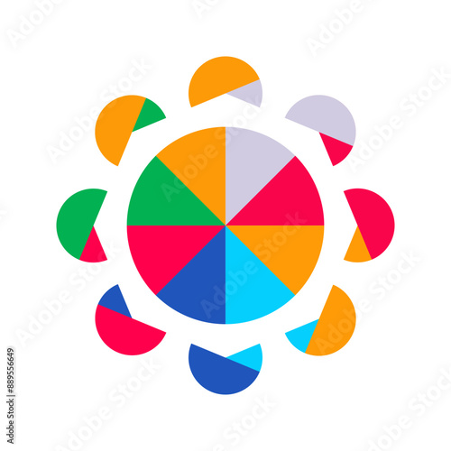 Color Wheels / Shaped Color Circles photo