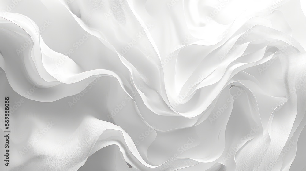 Obraz premium Clean and minimalistic white abstract background with subtle textures and gradients