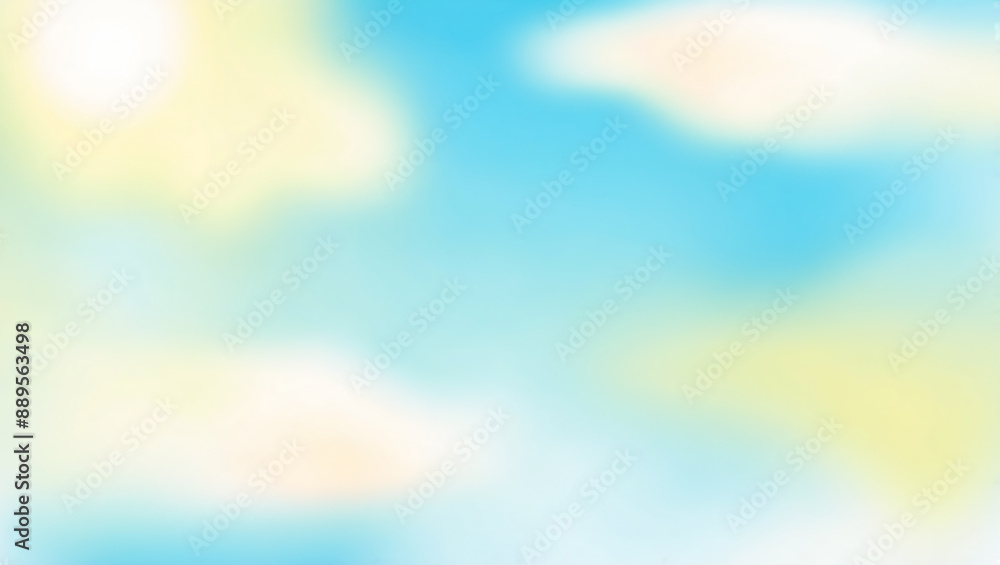 Abstract background of fresh spring sky. vibrant blue sky with a soft, warm sunny glow that is slightly blurred to give a dreamy and ethereal effect. Abstract background of fresh spring sky. vibrant blue sky with a soft, warm sunny glow that is slightly blurred to give a dreamy and ethereal effect.