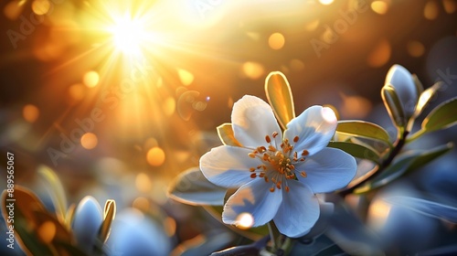 Flower on background, a depiction of amazing blossom. Bright and colorful, it's a gorgeous sight to behold.