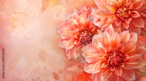 On background, a flower in close-up, wonderfully spectacular. A natural greeting, it's an adorable sight to behold.