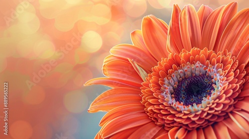 Flower on background, a depiction of amazing color. Blossoming and bright, it's a gorgeous natural decoration.