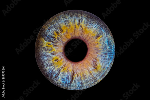 photo d'iris yeux