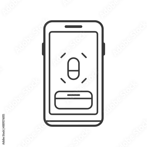 Smartphone App Interface: Augmented Reality Pill Identification