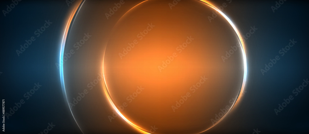 Neon glowing circle rays, light round lines in the dark, planet style neon wave lines. Energetic electric concept design for wallpaper, banner, background Neon glowing circle rays, light round lines in the dark, planet style neon wave lines. Energetic electric concept design for wallpaper, banner, background