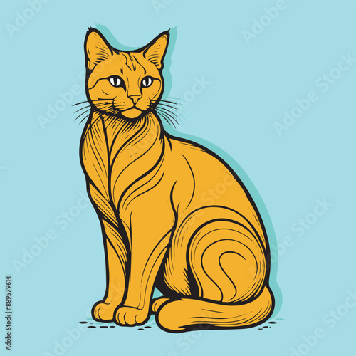 gatto arancione