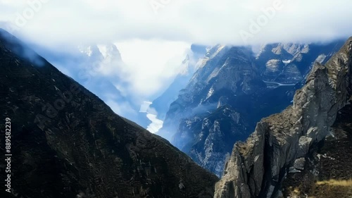 The towering cliffs and rocky landscapes of the alpine passes reminded us of the power and beauty of nature.