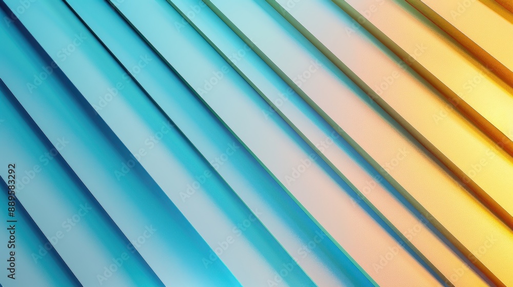 Obraz premium Abstract gradient pattern with blue and gold hues art