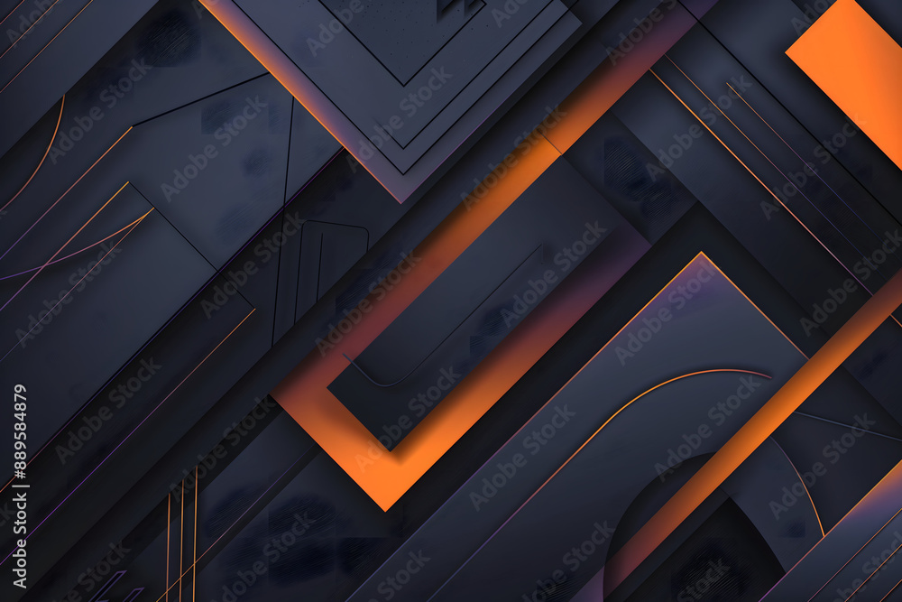 Futuristic geometric shapes different pattern with gradient colors Abstract background Concept Futuristic geometric shapes different pattern with gradient colors Abstract background Concept