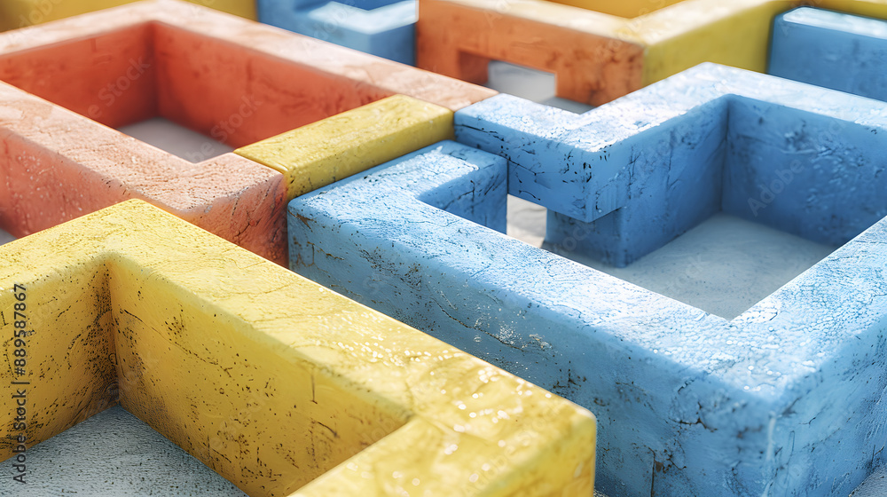 Colorful Maze of Creativity Colorful Maze of Creativity