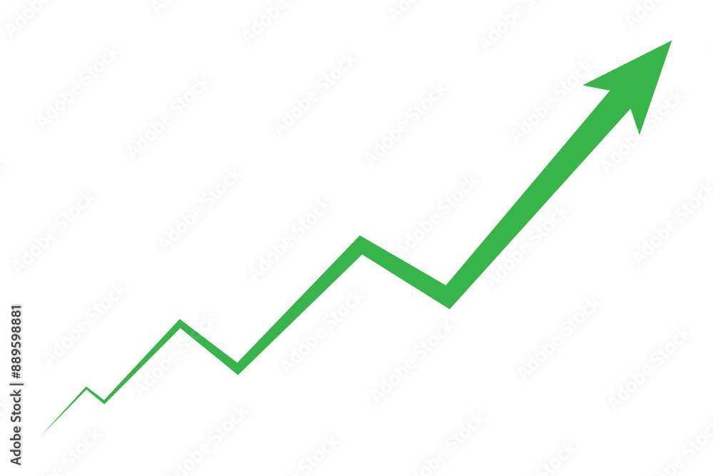 green rising arrow sign icon, business and finance concept, arrow green pointing up symbol, green direction arrow sign, progress growth and success concept vector. green rising arrow sign icon, business and finance concept, arrow green pointing up symbol, green direction arrow sign, progress growth and success concept vector.