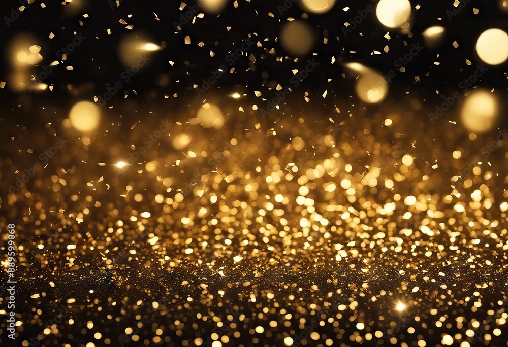 Golden glitter on a flat surface lit by bright spotlight stock photoGold - Metal, Backgrounds, Gold Colored, Black Color, Glittering Golden glitter on a flat surface lit by bright spotlight stock photoGold - Metal, Backgrounds, Gold Colored, Black Color, Glittering