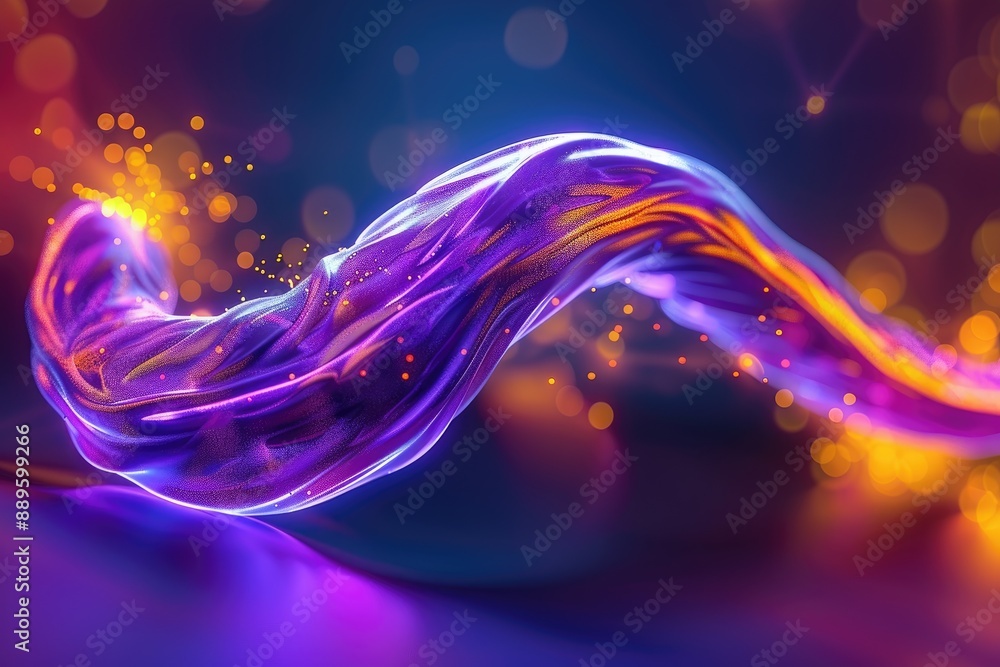 Abstract Digital Stomach Illustration Abstract Digital Stomach Illustration