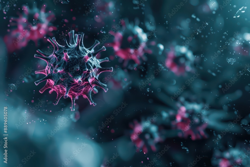 Picornavirus is shown in an ultramodern Picornavirus is shown in an ultramodern