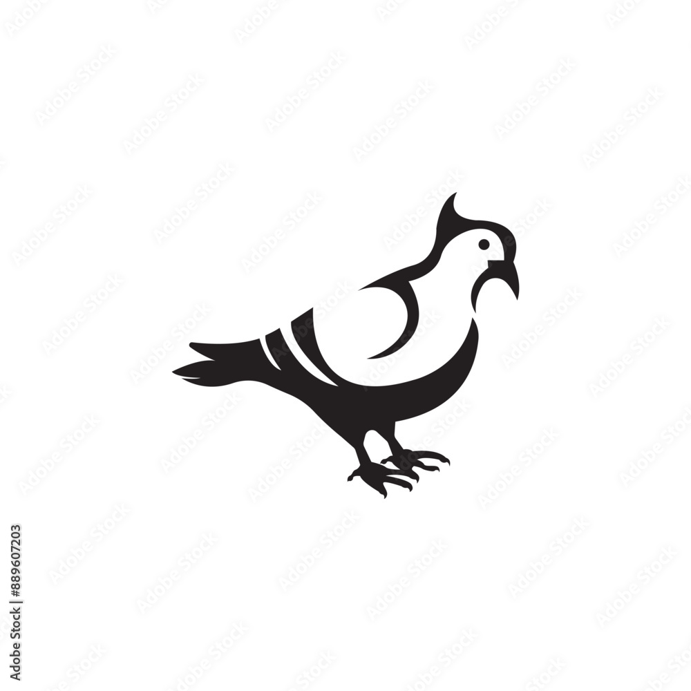 Fototapeta premium pigeon vector logo vector template