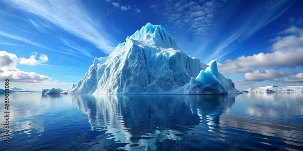 custom made wallpaper toronto digitalIceberg Reflection in Arctic Waters,  iceberg , arctic , landscape , nature