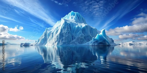 Wallpaper Mural Iceberg Reflection in Arctic Waters,  iceberg , arctic , landscape , nature Torontodigital.ca