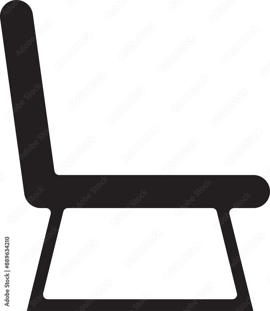 Chair Glyph Icon Chair Glyph Icon