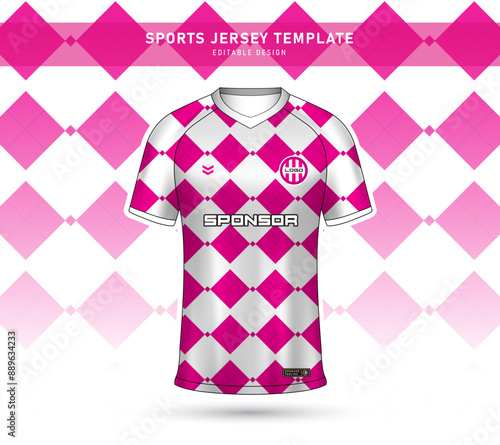 Sports jersey template design, soccer jersey for sublimation