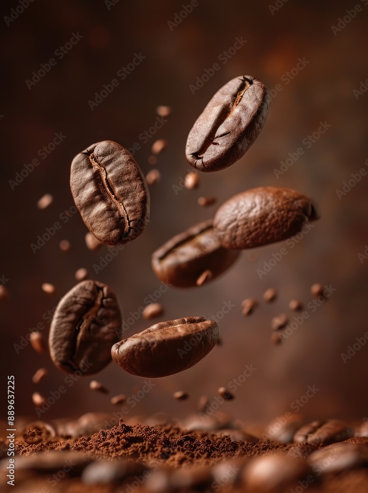 Coffee Beans in Motion Coffee Beans in Motion