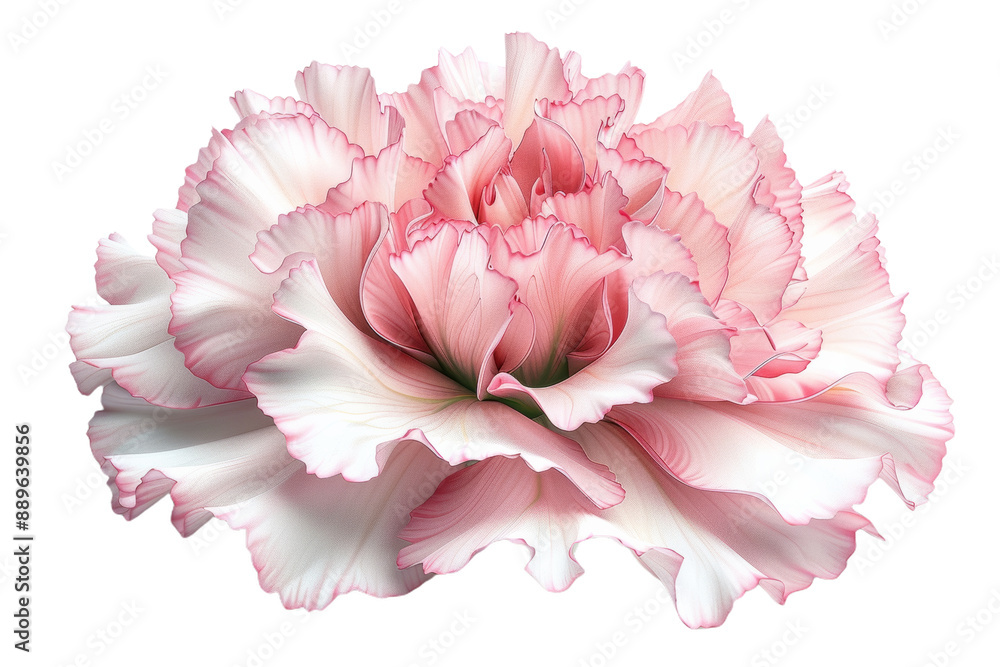 Pink Carnation With Ruffled Petals Pink Carnation With Ruffled Petals