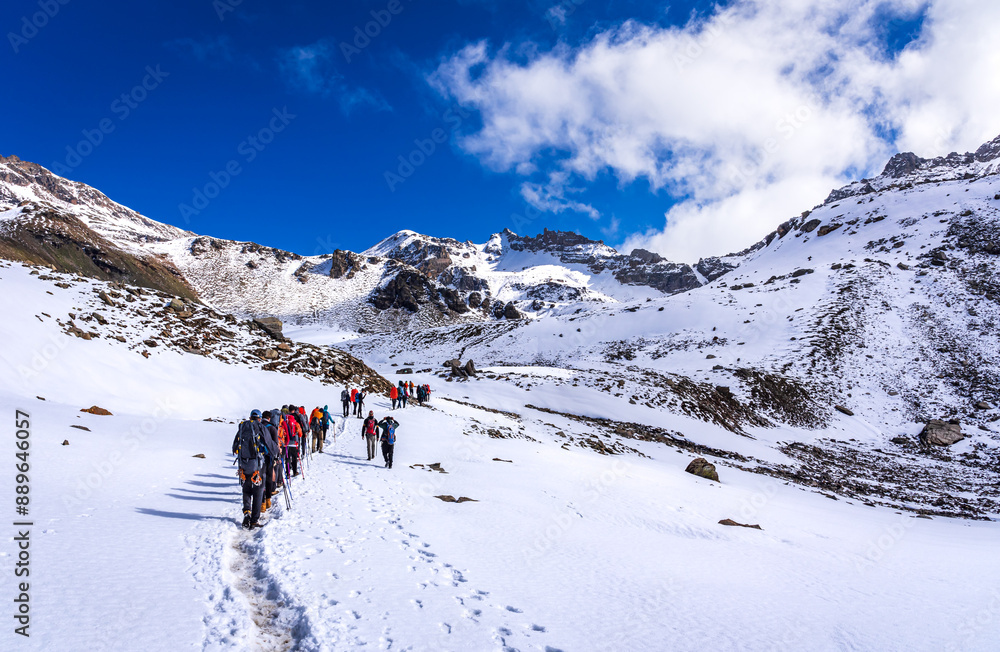 Rupin Pass is a high altitude trek in Himachal Pradesh located at 4650m.Trek is full of diversity from majestic Himalayan ranges to waterfalls, glacial meadows, snow-covered landscapes. Rupin Pass is a high altitude trek in Himachal Pradesh located at 4650m.Trek is full of diversity from majestic Himalayan ranges to waterfalls, glacial meadows, snow-covered landscapes.