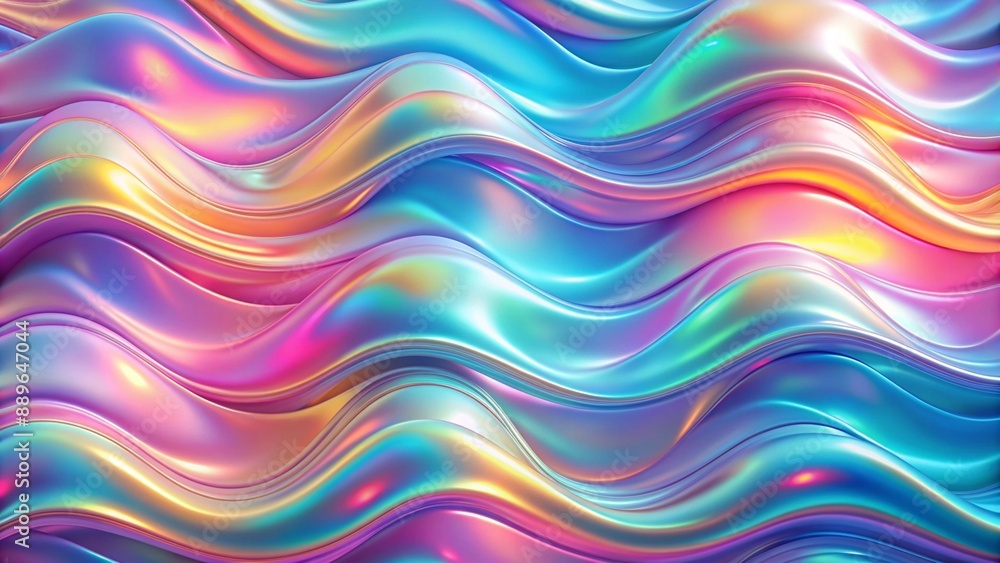 generative AI Illustration Holographic neon background psychedelic abstract. generative AI Illustration Holographic neon background psychedelic abstract.