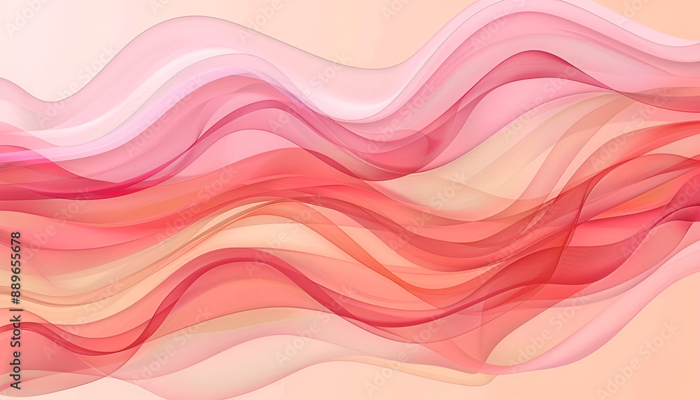 Red & pink abstract waves background. Red & pink abstract waves background.