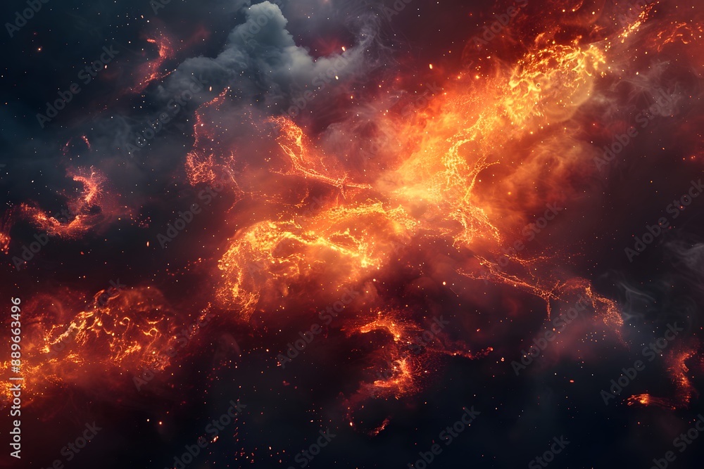 Fiery Cosmic Explosion Illuminates the Dark Universe Fiery Cosmic Explosion Illuminates the Dark Universe