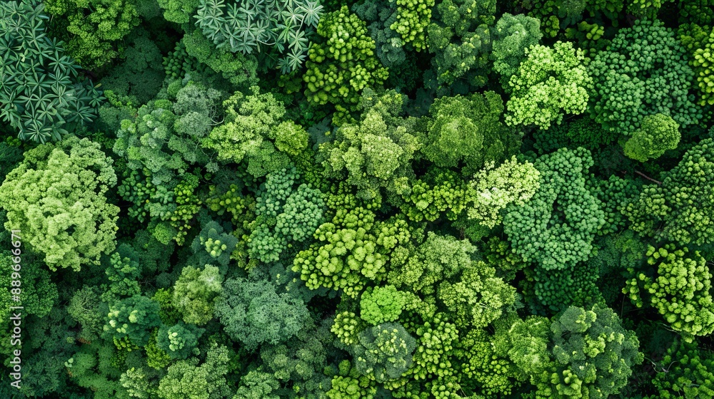 Aerial top view of a forest showcasing the rainforest ecosystem and a healthy environment concept and background Texture of green trees viewed from above Aerial top view of a forest showcasing the rainforest ecosystem and a healthy environment concept and background Texture of green trees viewed from above