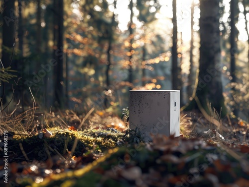 Box in Forest