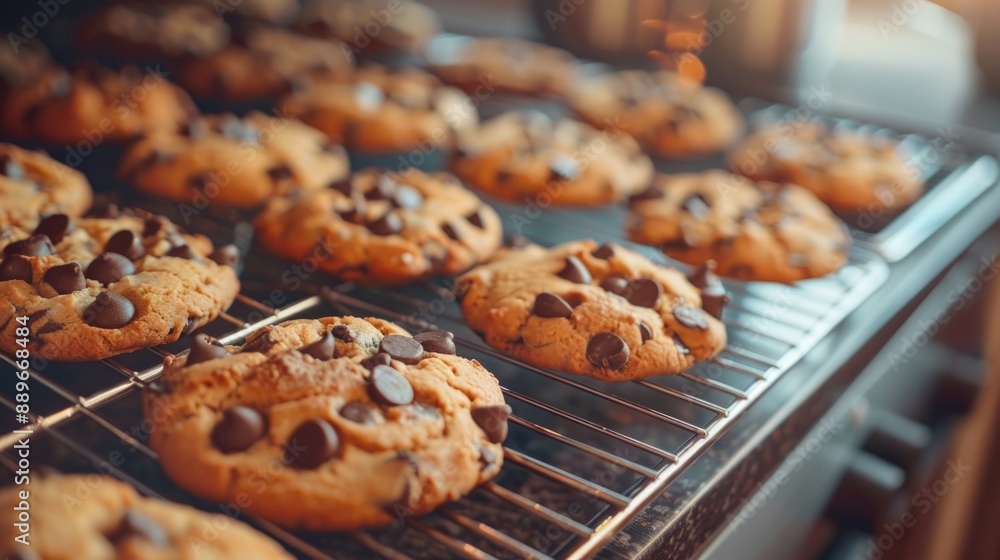 Chocolate Chip Cookies Cooling Chocolate Chip Cookies Cooling