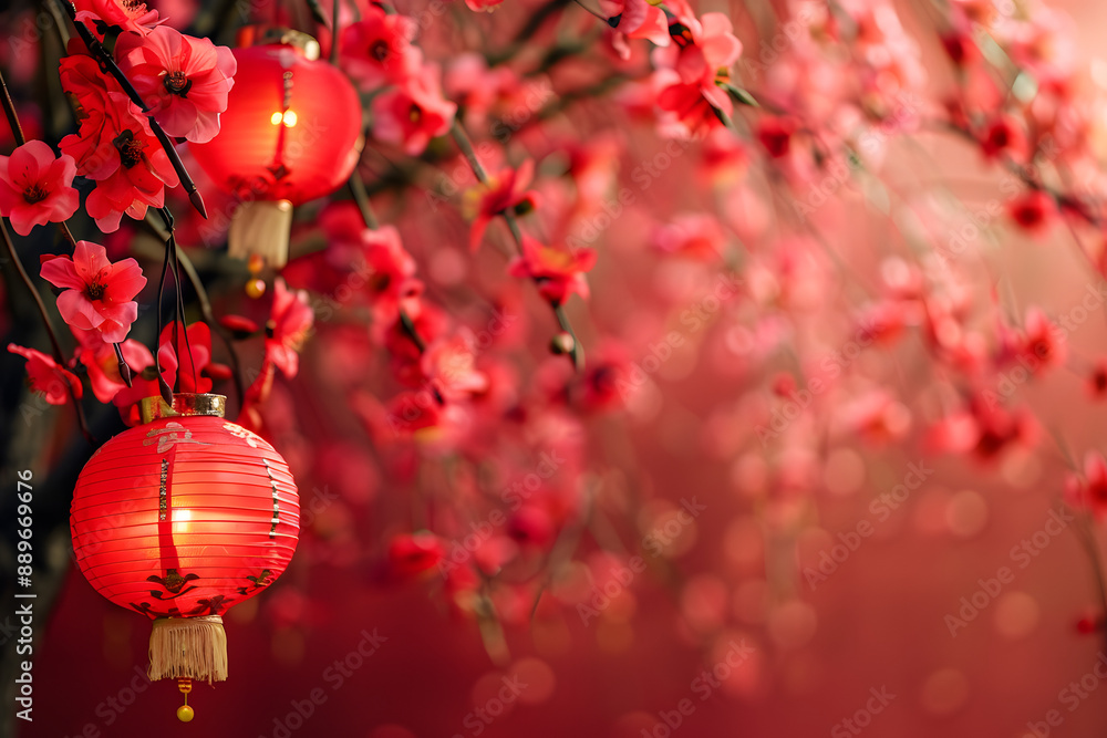 Obraz premium Chinese New Year celebration and backgrounds in China