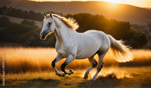 horse in the field