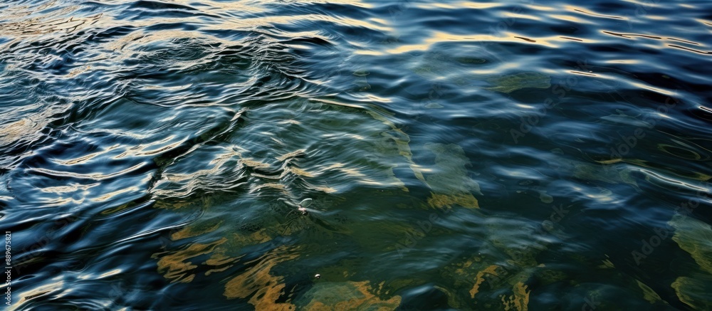 Ripples and Reflections on a Calm Water Surface Ripples and Reflections on a Calm Water Surface