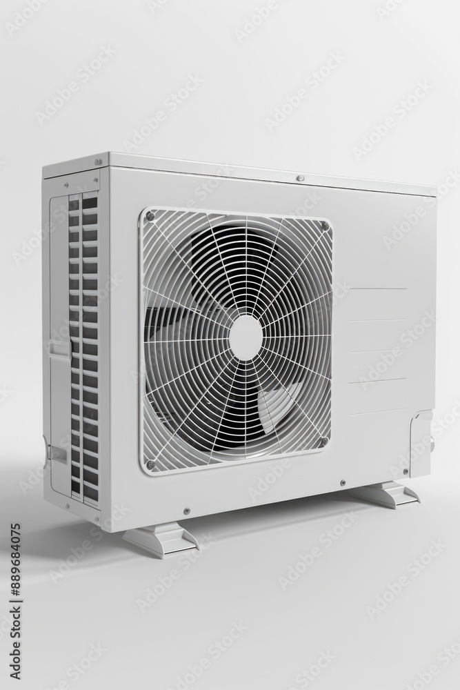 White Air Conditioner on Floor White Air Conditioner on Floor