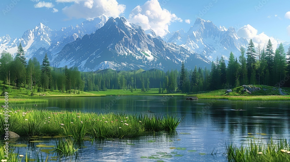 Scenic views of pristine nature Scenic views of pristine nature