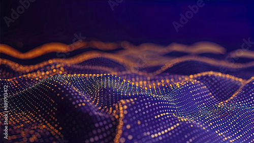 Technological background with lines and dots. futuristic digital innovation background,
