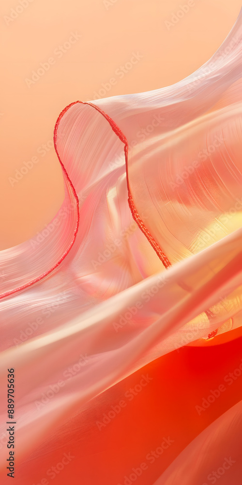 Fototapeta premium Fonte moderna elegante em contraste com fundo de gradiente