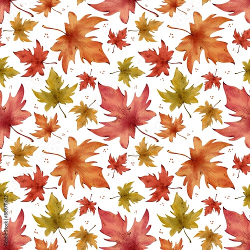 Wallpaper Mural Autumn pattern, Autumn illustration, Fall pattern, Fall illustrations, Autumn leaves pattern, Fall leaves pattern Torontodigital.ca