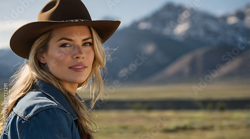 Woman Cowgirl Cowboy Western Hat