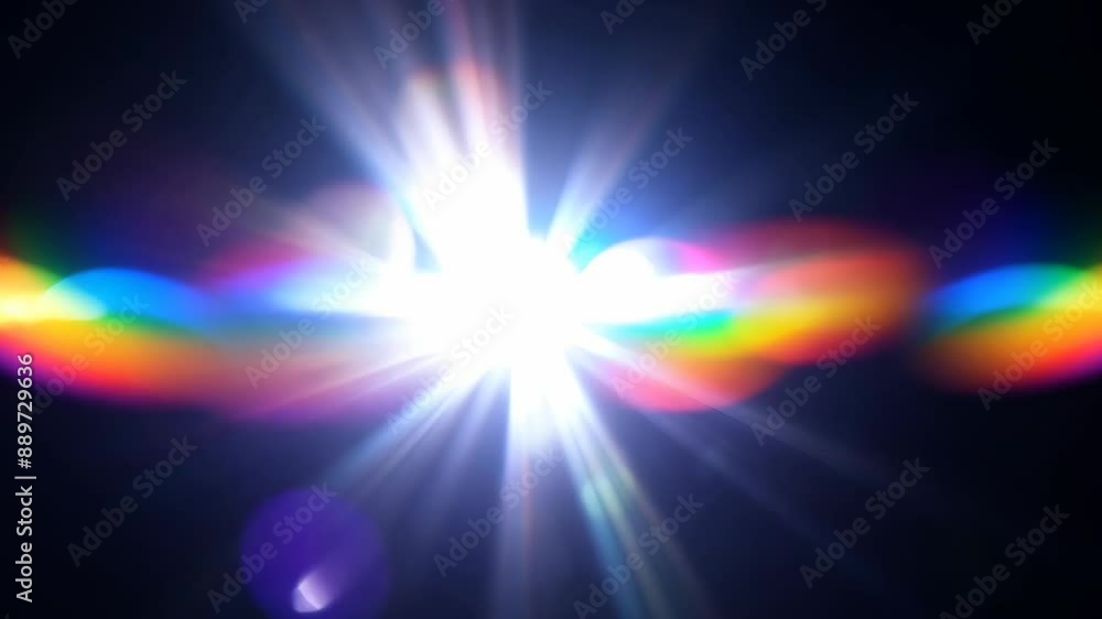 Flickering rays of light Flickering rays of light