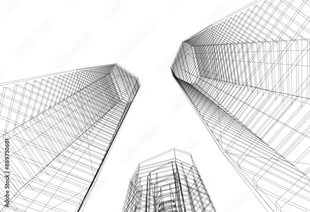 Abstract architectural wallpaper digital backgroud 3d rendering Abstract architectural wallpaper digital backgroud 3d rendering