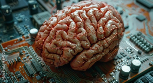 Human Brain on a Circuit Board