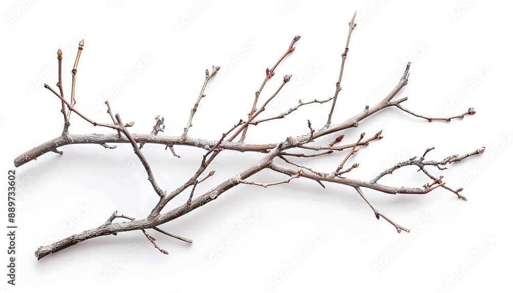 Dry branches Twigs isolated on white background Dry branches Twigs isolated on white background