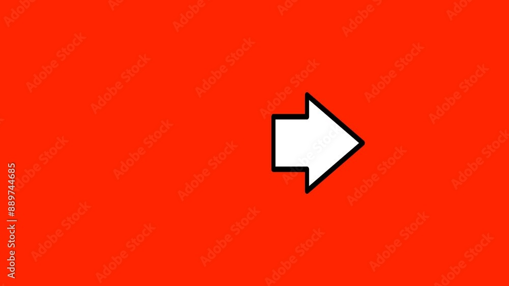 animated video of an arrow pointing to the right with a transparent background animated video of an arrow pointing to the right with a transparent background