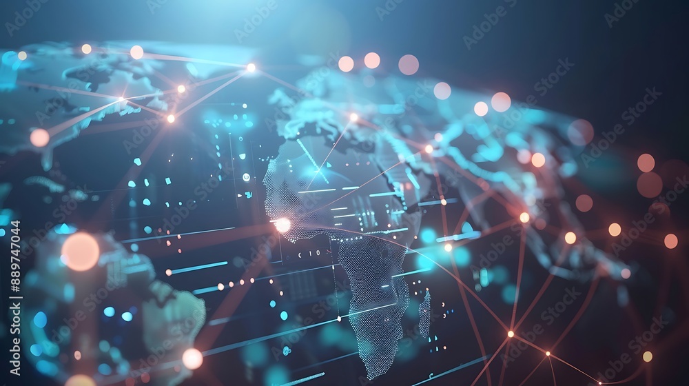 Global Network Connection Visualization Global Network Connection Visualization