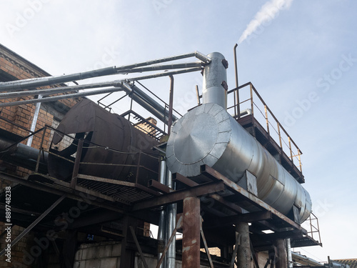 Obraz na płótnie Outdoor Atmospheric Pressure deaerator w salonie
